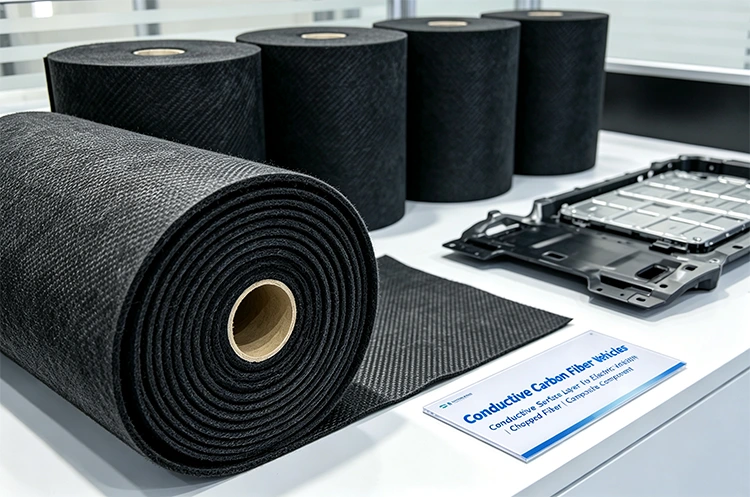 Conductive Carbon Fiber Mat for Electric Vehicles